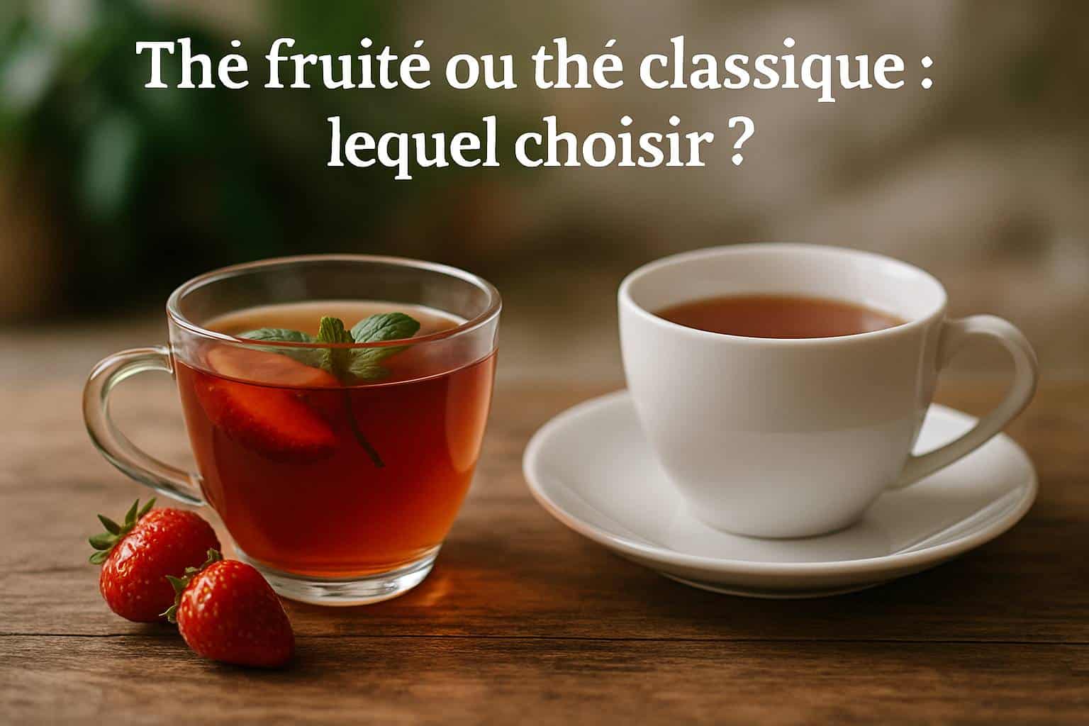 Thé fruité ou thé classique : lequel choisir ?
